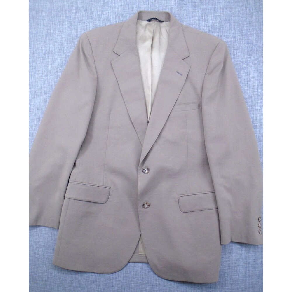 Blazer Jacket Sport Coat Size 42 Tan Racquet for Dillard's